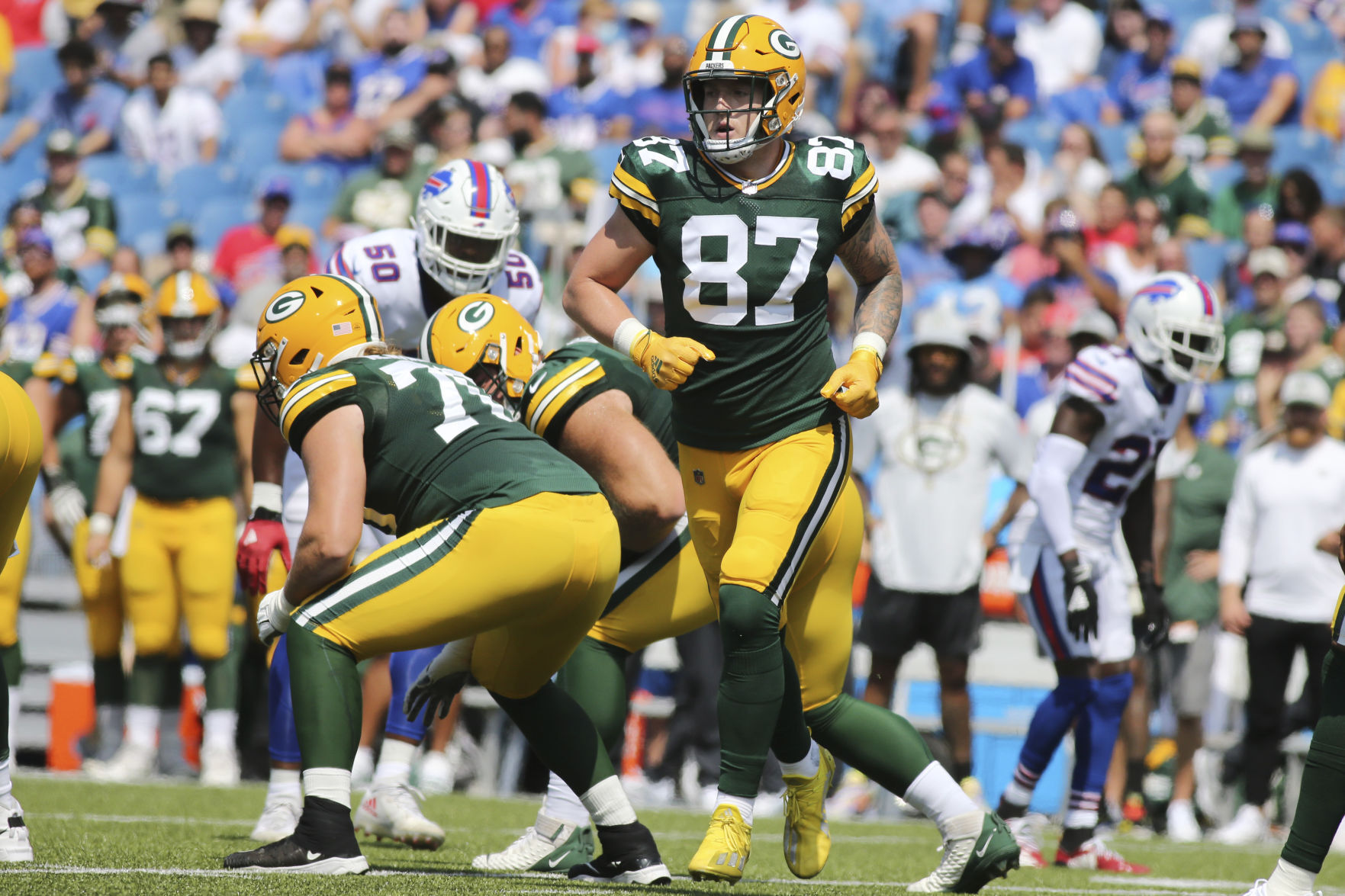 Packers Bills Football
